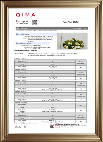 Aging-Test-Report